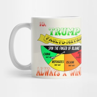 the Trump faulto-meter Mug